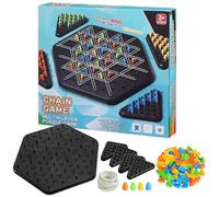 TOYANDONA 1juego Ajedrez Cadena para Jugadores Tablero De Estrategia Portátil para Noches Familia De Mesa Educativo y Multijugador