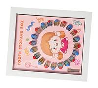 TOYANDONA 1juego Caja De Recogida De Dientes De Leche Para Almacenamiento De Recuerdos y Transparente y Organizador De Dientes Perdidos Para