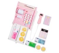 TOYANDONA 1juego Caja Registradora De Simulación para Niño Niña Juguete Educativo y Multipropósito para rol y Aprendizaje Creativo