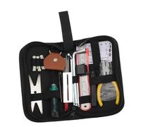 TOYANDONA 1juego Conjunto De Herramientas Prácticas Para Reparación De Guitarras Kit De Mantenimiento y Limpieza Bolsa De Transporte Accesorios Duraderos y Organizados Para Luthiers y