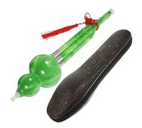TOYANDONA 1juego Flauta Hulusi De Cucurbitácea De b Instrumento Musical Para Principiantes y Niño Niña Hecho De Resina De Alimenticio Incluye Estuche Elegante y Diseño Ergonómico