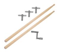 TOYANDONA 1juego Herramientas De Afinación Para Batería Incluye Baquetas y Llaves De Accesorios Prácticos Para Músicos Para Ajustes Rápidos Actuaciones y Ensayos