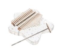 TOYANDONA 1juego Kalimba Acrílica De Notas Piano De Pulgar Portátil Para Principiantes Diseño Transparente y Compacto Incluye Estuche De Almacenamiento y Accesorios Para Aprendizaje