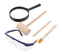 TOYANDONA 1juego Kit De Excavación De Dinosaurios para Niño De Madera Stem para y Fósiles Juguete Educativo para Exploraciones
