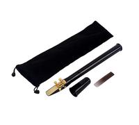TOYANDONA 1juego Mini Saxofón Portátil Pocket Sax Con Bolsa De Transporte Instrumento Musical De Viento Para Práctica y Actuación Para Principiantes y Negro