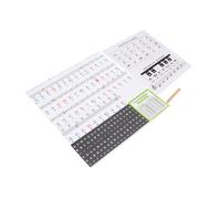 TOYANDONA 1juego Pegatinas De Teclado De Piano Autoadhesivas Para Principiantes Teclas Instalación Resistente Al Agua Para Electrónico y Aprendizaje Musical