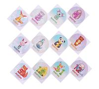 TOYANDONA 1juego Pegatinas Mensuales para Bebés Stickers De Neonatales Decoración Segura para Fotografía Infantil Registro De Crecimiento y Memorias para Recién Nacidos