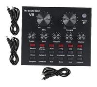 TOYANDONA 1juego Tarjeta De Sonido Mezclador Micrófono De Condensador Kit Completo Para Transmisiones De Tonos y Reverb Para Streaming y Grabaciones Doble Plataforma