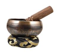 TOYANDONA 1juego Tazón De Canto Para Con Mallet y Accesorios Cuenco De Sonido Espiritual Para Relajación y Budismo