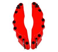 TOYANDONA 1Par Cubiertas de Pinza de Freno de Disco para Coche Diseño Estético Rojo para la Apariencia de Ruedas Instalación Compatible Mayoría de