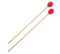 TOYANDONA 1par Mazas De Marimba De Madera Mango De Madera y Diseño Envueltos Para Instrumentos De Percusión Como Marimbas y Xilófonos