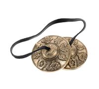 TOYANDONA 1par Tingsha Para Campanas Auténticas Instrumento De Percusión Para Rituales y Relajación Para Prácticas Espirituales y Culturales