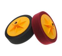 TOYANDONA 2 almohadillas de pulido para coches, pulidora de detalles de 6 | Disco de esponja pulidora reutilizable, eficaz para aplicar cera pulimento, uso versátil en coches, motocicletas o muebles,