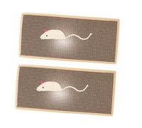 TOYANDONA 2 Almohadillas Rascadoras De Papel Corrugado Tabla Rascadora para Gatos Decoración para El Hogar