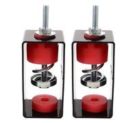 TOYANDONA 2 amortiguadores de vibraciones de resorte: amortiguadores a prueba de golpes, de ruido de pared antivibración para dormitorio, teatro, estudio y oficina.