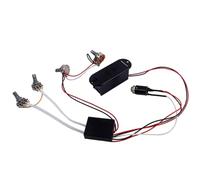 TOYANDONA 2 Circuito Preamplificador Eq Arnés De Cableado De Control De Tono De Guitarra Arnés De Cableado De Control De Tono Bajo Ecualizador De 3 Bandas Para Guitarra. Segunda Etapa