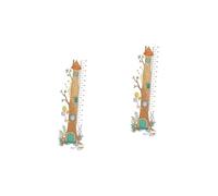 TOYANDONA 2 Hojas altura pegatinas regla de de altura extraíble pegatinas 3d para adultos pegatinas pared infantiles pegatinas de pared infantiles decoración gráfico de altura