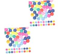 TOYANDONA 2 Juegos Bola De Dibujo Digital Bolas De Rifa Numeradas Dibujar Bolas Largo Bolas De Juego De Bingo Bolas Numeradas para Dibujos Bolas De Colores Páginas