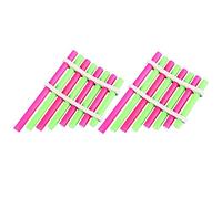 TOYANDONA 2 juegos Instrumento Musical Educativo DIY de Flauta Pan para Experimentos Científicos de Juguetes para Aprendizaje y Creación Musical Casa