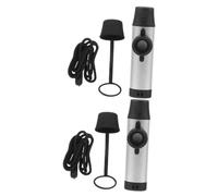TOYANDONA 2 Juegos kazoo instrumentos musicales instrumento musical Ligero mirlitones es mirlitón para principiantes mirlitón para adultos para niños Metal Silver