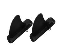 TOYANDONA 2 Juegos Paddle Board Fin Replacement Detachable Surfboard Tail Fin Water Stabilizer Compatible with Surfboards and Kayaks Easy Slide In Installation