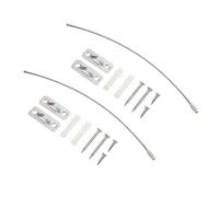 TOYANDONA 2 Juegos Prevención De Caída De Muebles Asegurar Los Muebles a La Pared Anclajes De Pared Para Muebles Gabinetes De Cocina Gabinete De Tv Niño Acero Inoxidable Hebilla