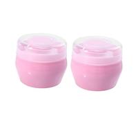 TOYANDONA 2 Juegos Talco Para Bebés Contenedor De Polvo Vacío Contenedor De Polvo De Cuerpo Vacío Soplo De Polvo Para Polvo Corporal Constituir Soporte Niño Pequeño Esponjoso Plastico Pp