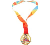 TOYANDONA 2. Medallas de Oro de 75'' para Ganadores de Premios con Cintas para El Cuello de Metal Premio para Niños Estudiantes Escuela Jardín de Infantes Ballet Graduación Participación