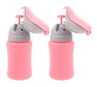 TOYANDONA 2 orinal portátil con forma de elefante para niños, orinal de viaje a prueba de fugas, inodoro de emergencia para niñas, camping, coche, viajes al aire libre, parque, niño pequeño.