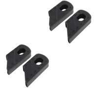 TOYANDONA 2 Pares Cubiertas de para Bielas de Bicicleta de Crankset para Instalación Durabilidad de Negro