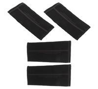 TOYANDONA 2 Pares Mangas Deportivas para Mangas Deportivas para Voleibol, Talla M, Negro, Nailon y Spandex, Protección y Reducción del Riesgo de Lesiones, Adolescentes y Jóvenes Atletas,