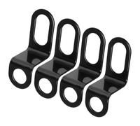 TOYANDONA 2 Pares Soporte de Intermitentes Metal Negro, para Motocicleta | Montaje Trasero, Instalación Sencilla, Diseño Versátil, Mejora Visibilidad y Seguridad del Piloto