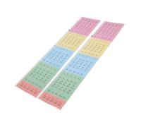 TOYANDONA 2 Pegatinas de Escala para Guzheng Accesorio de Práctica y Duradero para Principiantes Niños Aprendizaje Rápido de Notas Musicales