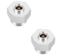 TOYANDONA 2 Piezas Adaptador De Conector De Cilindro De Gas Adaptador De Botella Cámping Tanque Estufas Exterior Suministros para Acampar Suministro Al Aire Libre 6061 Aluminio