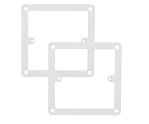 TOYANDONA 2 Piezas Adaptador Metálico de Enchufe 86mm, Acero Inoxidable | Reparación de Caja Eléctrica, Placa de Pared Rosca M4, para Renovaciones y Mantenimiento