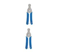 TOYANDONA 2 Piezas Alicates Inoxidable para Eliminación de Etiquetas de Oreja Herramienta Ergonómica para Ganado Ovejas Cerdos y Conejos y Duradera