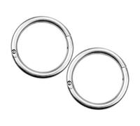 TOYANDONA 2 Piezas Anillo Nasal para Ganado Pack de Anillo de Metal de Equipamiento para Seguro y Cómodo de Ganado Esenciales para Cuidado de Animales
