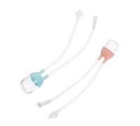 TOYANDONA 2 Piezas aspirador nasal limpiadores mocos bebe aspirador nariz para bebe aspiradora nasal para bebe seringa lavagem nasal bebe succión la nariz del bebé niños limpio