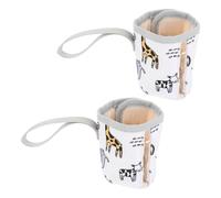 TOYANDONA 2 Piezas Bolsa Calientabiberones Portátil Aislamiento Térmico de Tela Oxford para Botella de Leche, Adecuado para Viajes y Excursiones Ñiño