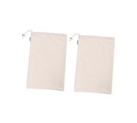 TOYANDONA 2 Piezas Bolsa de Algodón con Cordón Bolsa de Almacenamiento Reutilizable para Alimentos Uso Diario Hogar para Harina Arroz y Pan Ecológica y Práctica