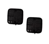 TOYANDONA 2 Piezas Bolsa de Dardos Bolsa de Viaje Bolso Oxford Dar a luz Tela Oxford Negro