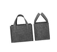 TOYANDONA 2 Piezas Bolsa de Fieltro para Vino Medio Porta Botellas y Resistente Diseño con Asa para Transportar hasta Botellas para Viajes y Almacenamiento Práctico