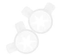 TOYANDONA 2 Piezas Boquillas Moldeadoras para Máquina de Helados Tapas de Plástico Resistentes para Formar Accesorios para Máquina de Helados Casera y Comercial Fáciles de Limpiar y