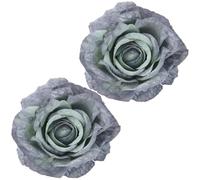 TOYANDONA 2 Piezas Broches para Cortinas con Diseño de Flor Azul Clips Decorativos para Sujeción Fácil Accesorio Práctico y Elegante para Hogar y Hoteles
