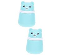 TOYANDONA 2 Piezas Caja De Soplo De Polvo Contenedor De Polvo De Viaje Contenedor De Polvo Para Espolvorear Precioso Estuche Para Polvos Perder Esponja Niño Lata De Polvo Leche En Polvo