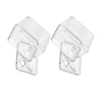 TOYANDONA 2 Piezas Caja Organizadora Transparente para Mecanismo de Música Estuche de Plástico Resistente para Almacenamiento y Reparación para DIY y Repuesto de Caja Enrolladora