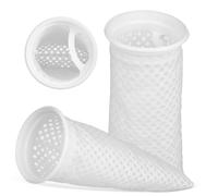 TOYANDONA 2 Piezas Calcetines de Filtro de Panal para Acuario Malla Fina Multiuso para Agua y Dulce Fácil Instalación y Alta Durabilidad