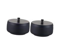 TOYANDONA 2 Piezas Ceniceros de Acero Inoxidable con Tapa Antirroce y Antiviento de Resistentes y Portátiles para Uso Interiores Exteriores Coche y Viaje