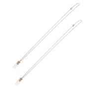 TOYANDONA 2 Piezas Collar con Vial de Vidrio y Semilla de Mostaza Joyería Inspiradora Unisex para Fe y Motivación Accesorio Religioso Simbólico para Uso Diario y Eventos Espirituales