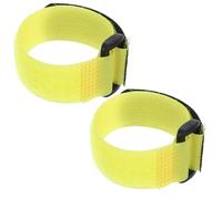 TOYANDONA 2 Piezas Collar de Nailon Ajustable para Gallos Antirruido, Bandas Cuello de Aves de Corral Ajuste Cómodo y Diseño Único Amarillo